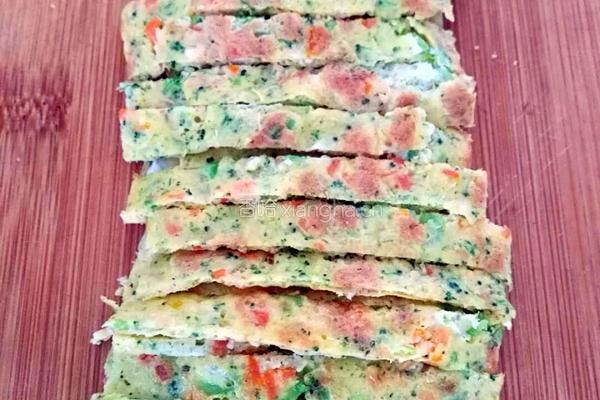 杂蔬鸡蛋饼的做法图解9