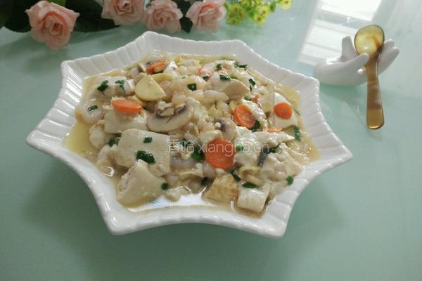 虾仁炒豆腐的做法图解9