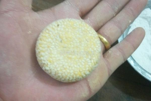 陕西奶香金丝南瓜饼的做法图解12