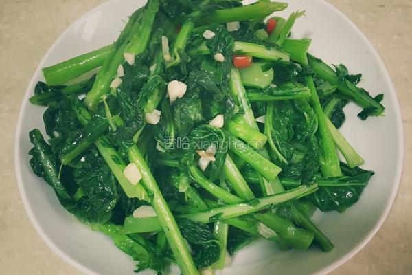 爆炒油菜