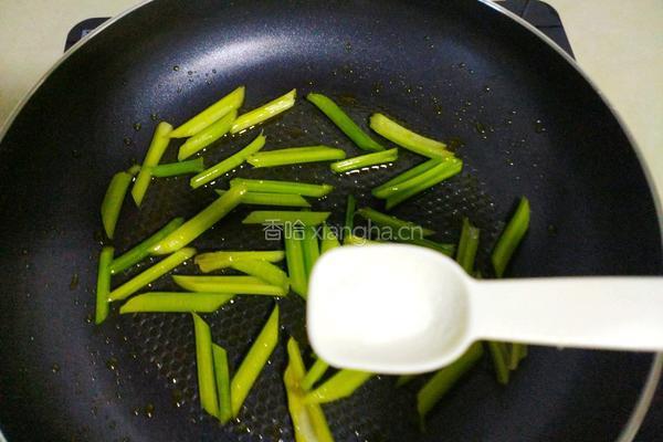 香芹炒豆干的做法图解6
