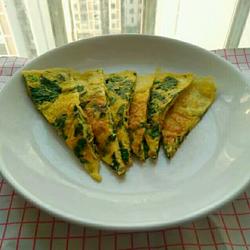菠菜鸡蛋饼的做法[图]