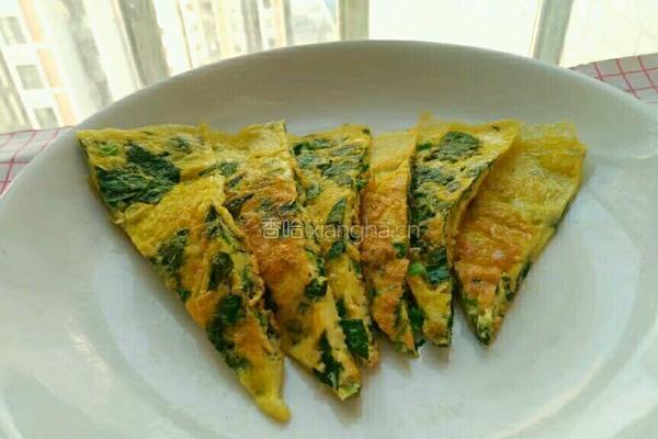 菠菜鸡蛋饼的做法图解16