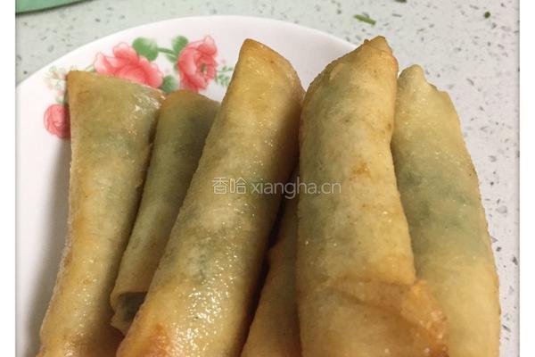 地菜春卷的做法图解10