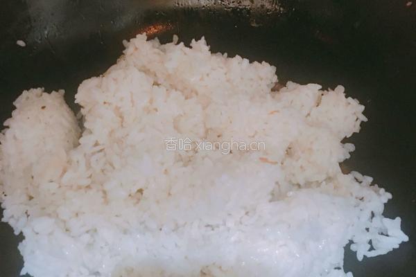 五彩炒饭的做法图解2