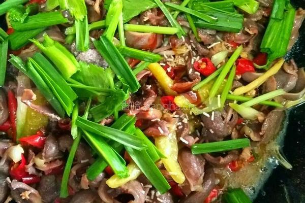 辣炒鸡胗的做法图解10