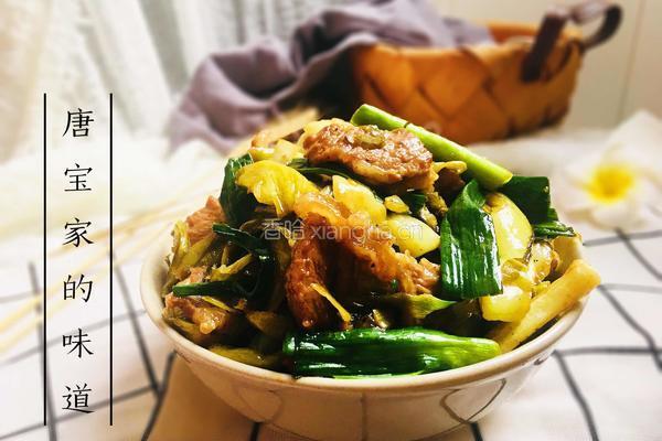 酸菜小炒肉的做法图解14