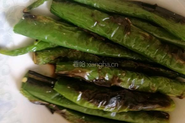 凉拌烧椒的做法图解4