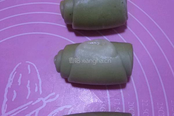 抹茶蛋黄酥的做法图解4