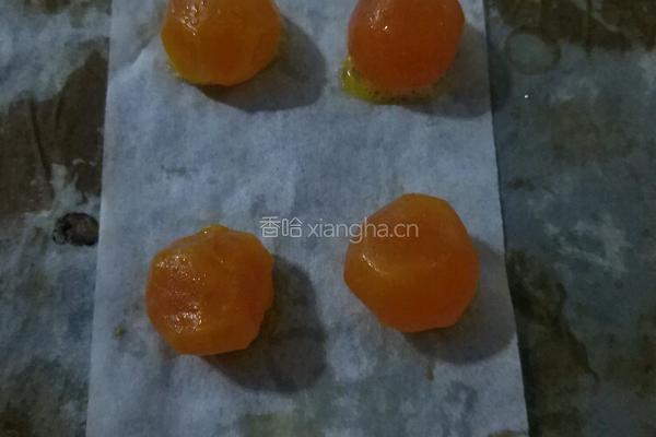 抹茶蛋黄酥的做法图解5