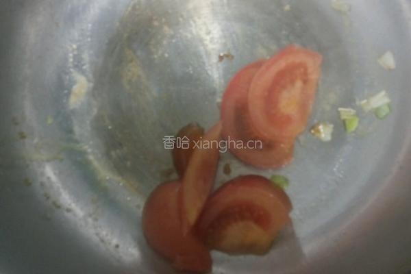 西红柿油麦菜鸡蛋面的做法图解5
