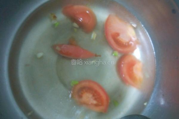 西红柿油麦菜鸡蛋面的做法图解6