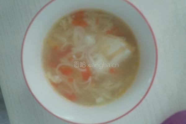 胡萝卜白菜鸡蛋面