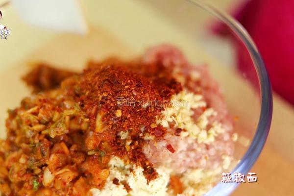 韩式辣白菜饺子的做法图解22