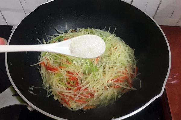 双椒土豆丝的做法图解9