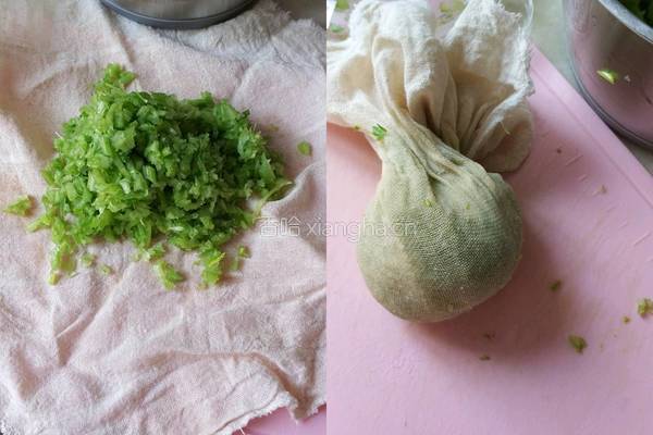 果蔬汁色彩水饺的做法图解3