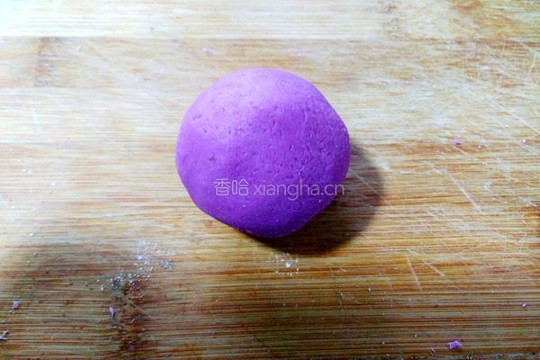 豆沙紫薯糯米饼的做法图解11