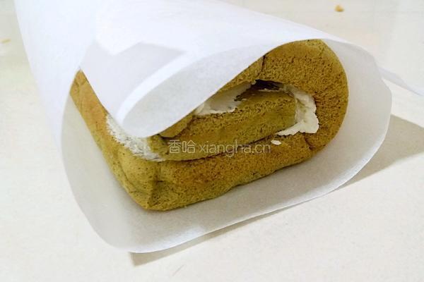 抹茶奶油蛋糕卷的做法图解24