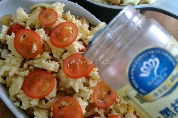 香菇酱鸡肉焗饭的做法图解15