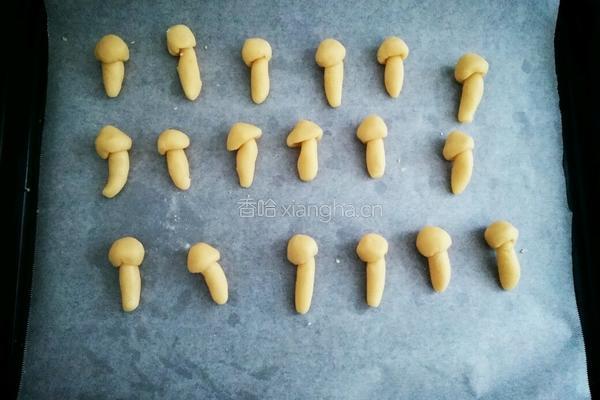 蘑菇饼干（Diy蘑古力）的做法图解5