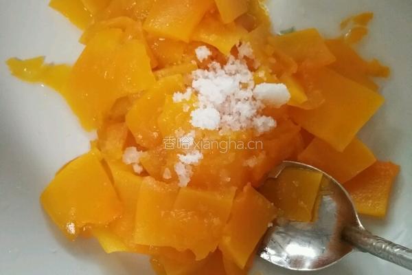 南瓜热狗卷的做法图解4