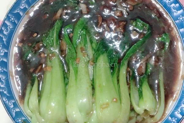 蚝油小白菜的做法图解6