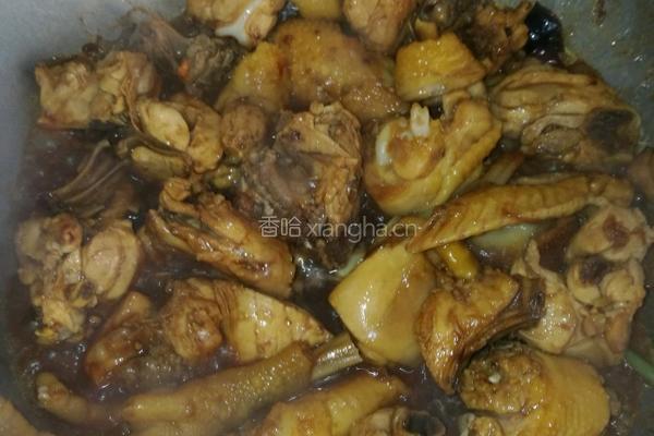 青菜烧鸡的做法图解7