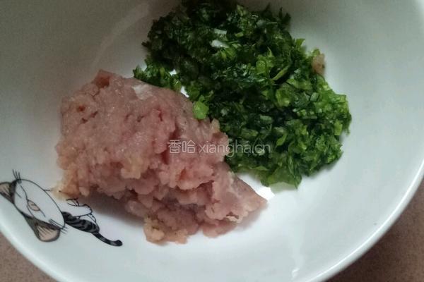 莴笋碎肉粥的做法图解1