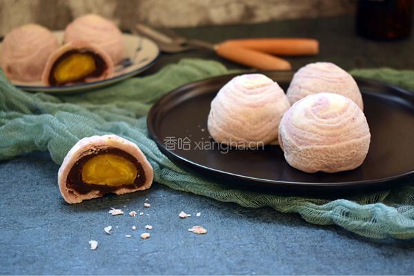 紫薯蛋黄酥的做法图解31