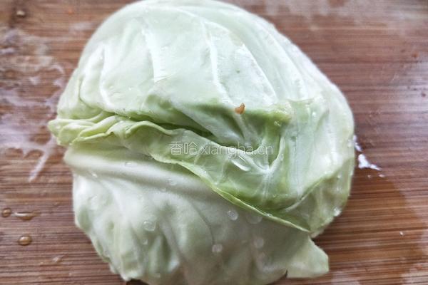 醋溜包菜的做法图解1