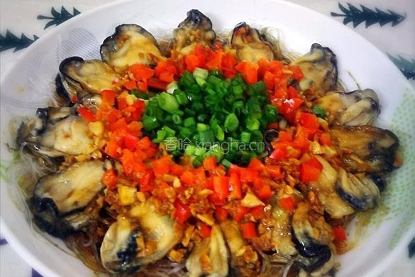 粉丝蒸生蚝的做法图解3