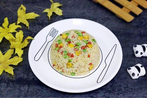 磷虾三鲜炒饭的做法图解14
