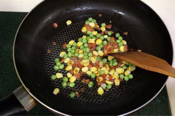 磷虾三鲜炒饭的做法图解5