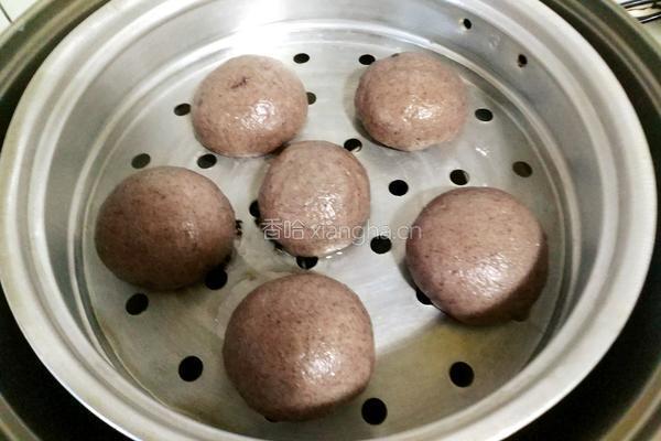 黑米芝麻包的做法图解16