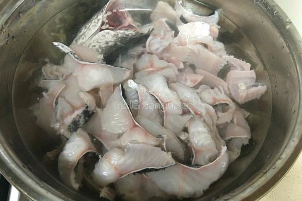 筒子骨汤煮黑鱼片的做法图解17
