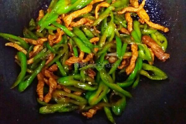 尖椒肉丝的做法图解6