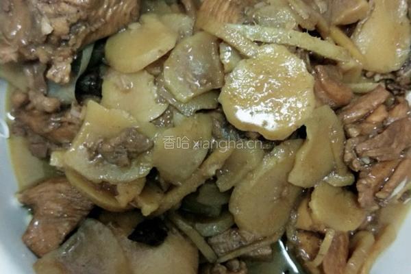 鸡肉炖土豆干