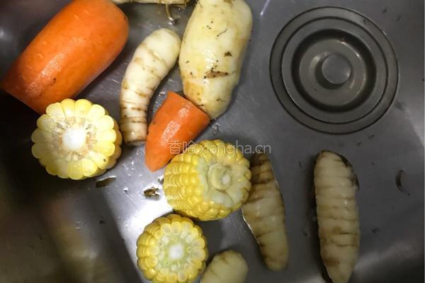 菜干骨头汤的做法图解4
