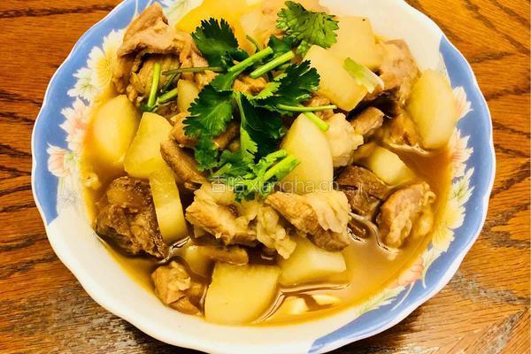 萝卜牛腩汤的做法图解12