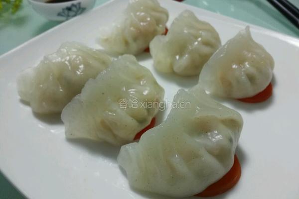 水晶鸡肉饺的做法图解22