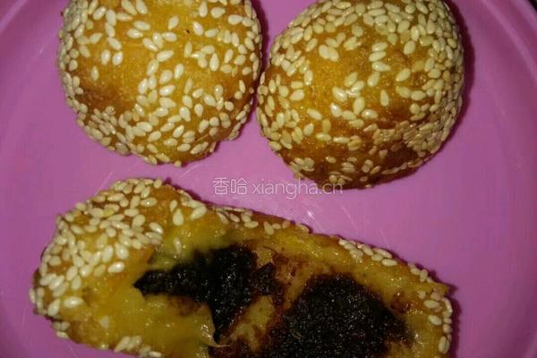 地瓜糯米球的做法图解7