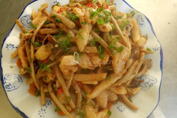 茶树菇鸡柳