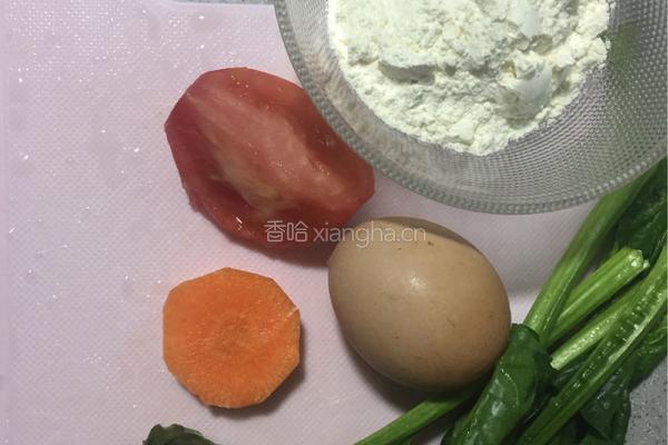 疙瘩汤的做法图解1