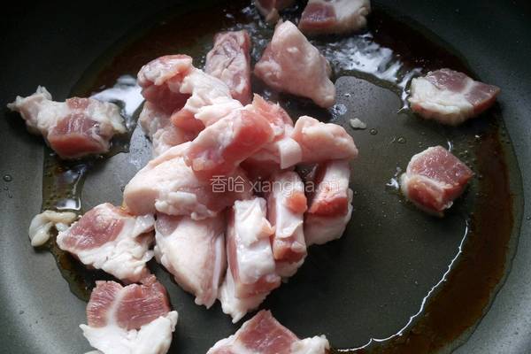 豆泡烧肉的做法图解5