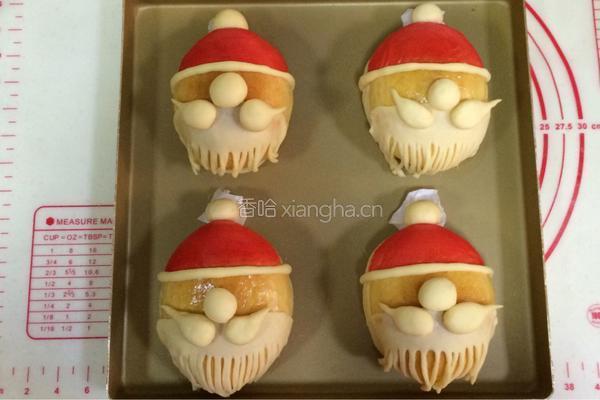 圣诞老人小餐包的做法图解25