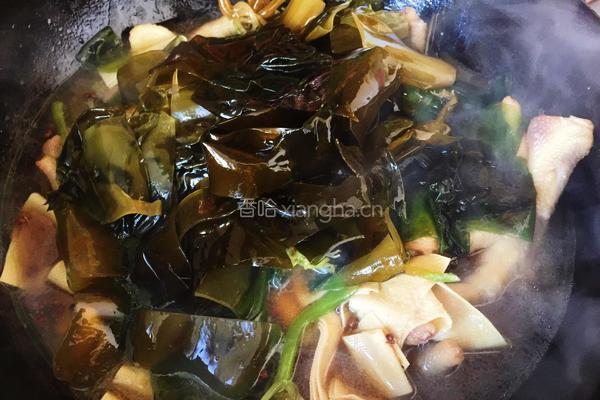 鸡爪烧海带豆腐皮的做法图解6