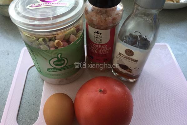 番茄炒蛋海螺面的做法图解1