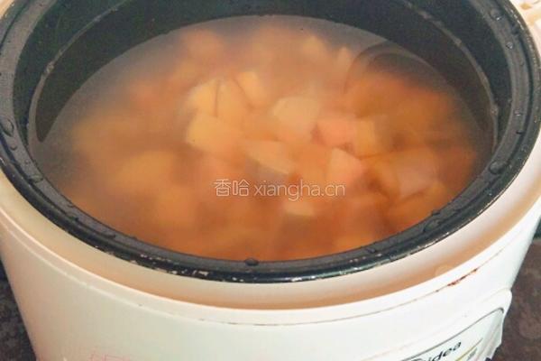 薯心粥的做法图解3