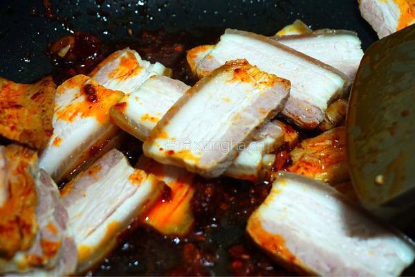 青蒜回锅肉的做法图解6