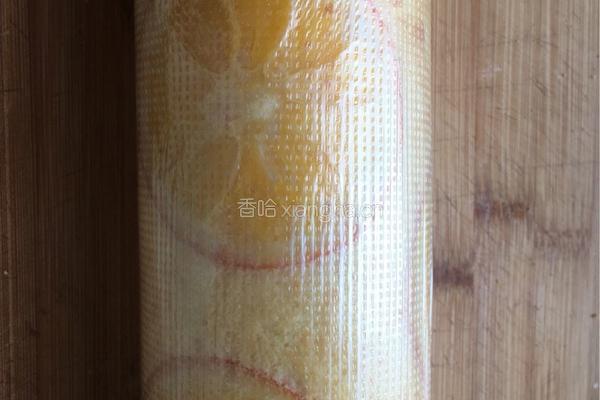 香橙肉松蛋糕卷的做法图解20